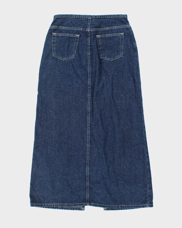 Y2k 00s Hydraulic Dark Wash Denim Skirt - XS sold by Rokit product image thumbnail 2