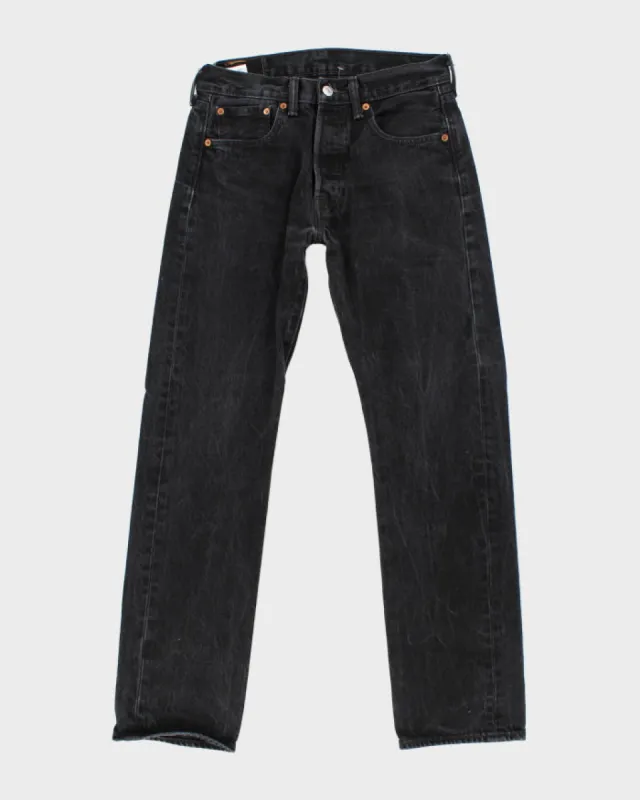 Vintage 90's Levi's 501 Black Dark Wash Jeans - W28 L24 sold by Rokit
