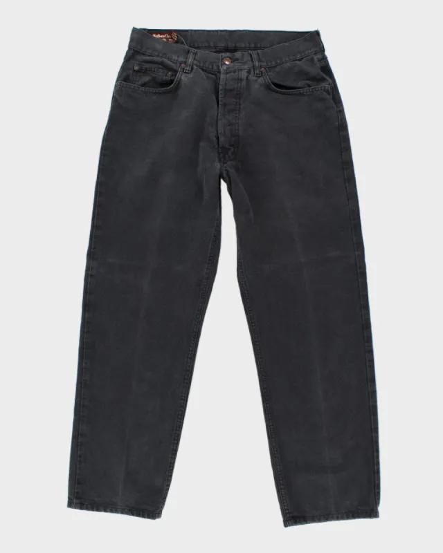 Vintage 90's Marlboro Classic Grey Stone Wash Jeans - W32 L28 sold by Rokit