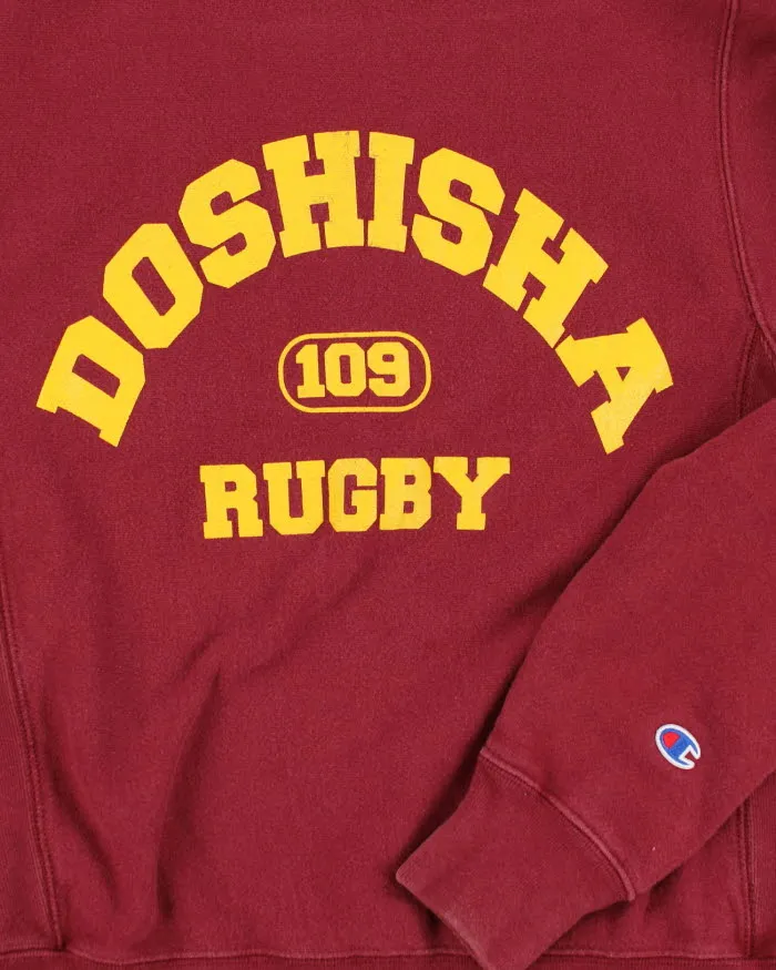 Vintage 90's Champion Reverse Weave Rugby Sweatshirt - S sold by Rokit product image thumbnail 3
