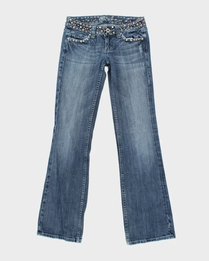 Y2k 00s Miss Me Studded Jeans - W30 L33 sold by Rokit