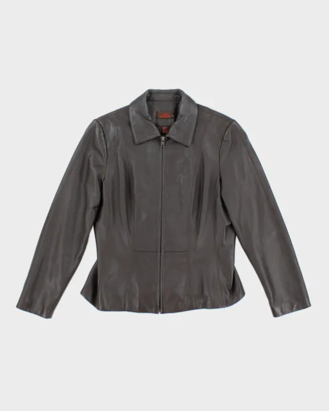 Vintage Danier Brown Leather Jacket - M sold by Rokit