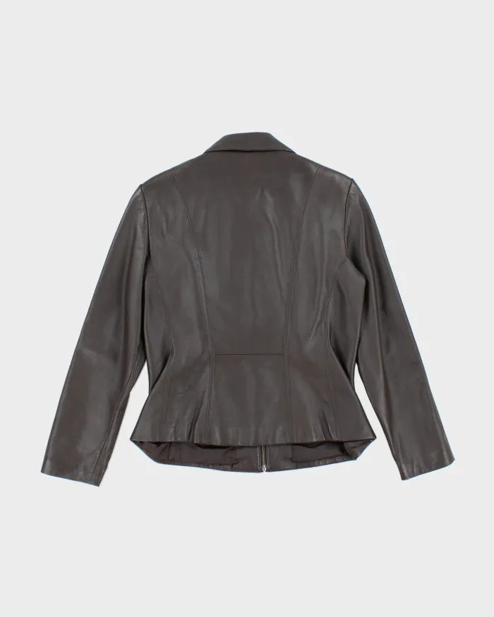 Vintage Danier Brown Leather Jacket - M sold by Rokit product image thumbnail 2