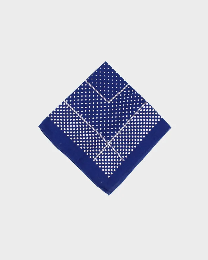 Polka Dot Navy Bandana sold by Rokit