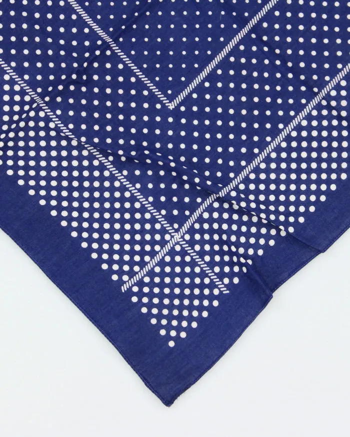 Polka Dot Navy Bandana sold by Rokit product image thumbnail 3