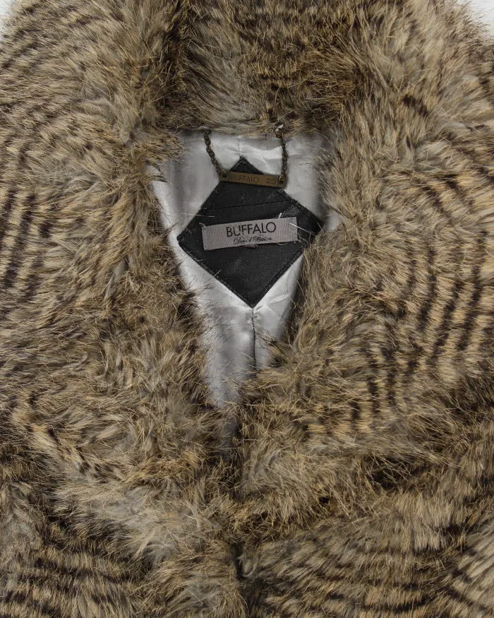 Y2k 00s Buffalo Faux Fur Coat - M sold by Rokit product image thumbnail 3