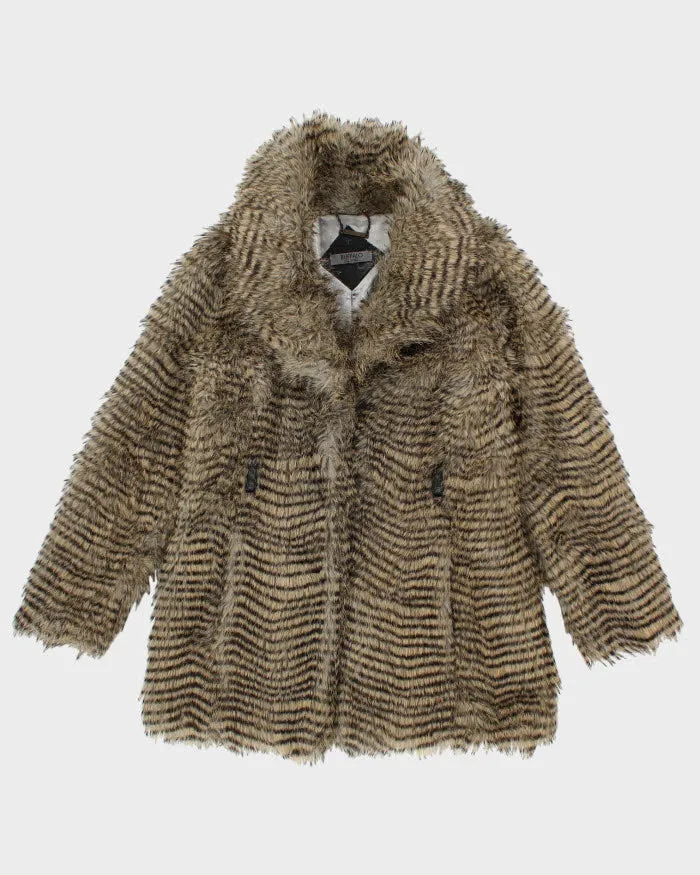 Y2k 00s Buffalo Faux Fur Coat - M sold by Rokit
