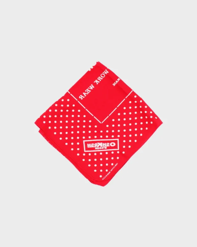 Osh Kosh Polka Dot Red Bandana sold by Rokit