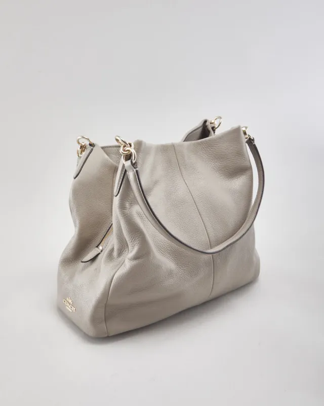 Coach Grey Leather Handbag sold by Rokit