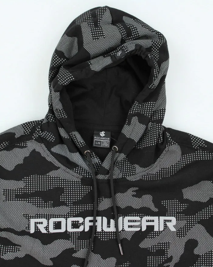 Vintage 2000's Rocawear Camouflage 3M Hoodie - L sold by Rokit product image thumbnail 3