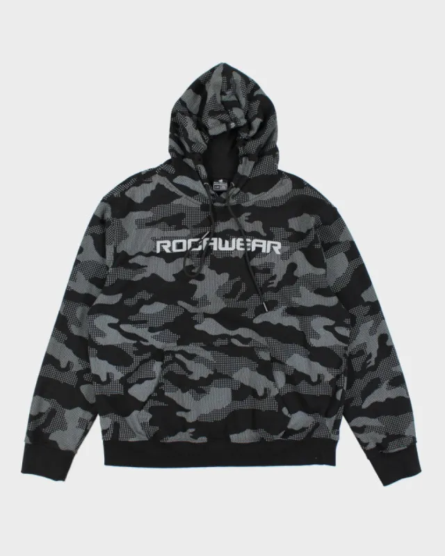 Vintage 2000's Rocawear Camouflage 3M Hoodie - L sold by Rokit
