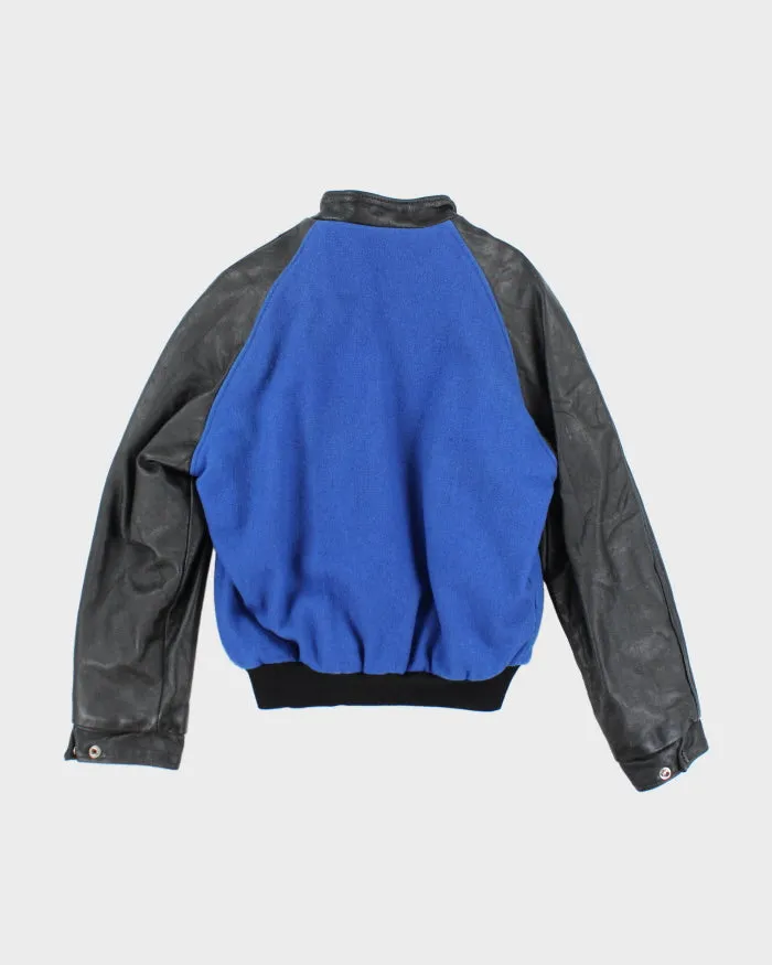 Vintage 80's Heavyweight Leather Varsity Jacket - S sold by Rokit product image thumbnail 2