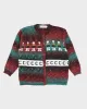 Vintage 80's Capricci Patterned Wool Blend Cardigan - M sold by Rokit