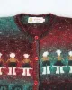 Vintage 80's Capricci Patterned Wool Blend Cardigan - M sold by Rokit