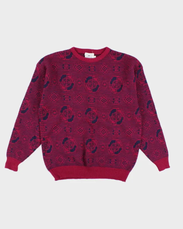 Vintage 90's Christian Dior Chunky Wool Knit Jumper - XL sold by Rokit