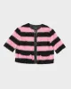 Emporio Armani Pink & Black Fluffy Jacket - M sold by Rokit