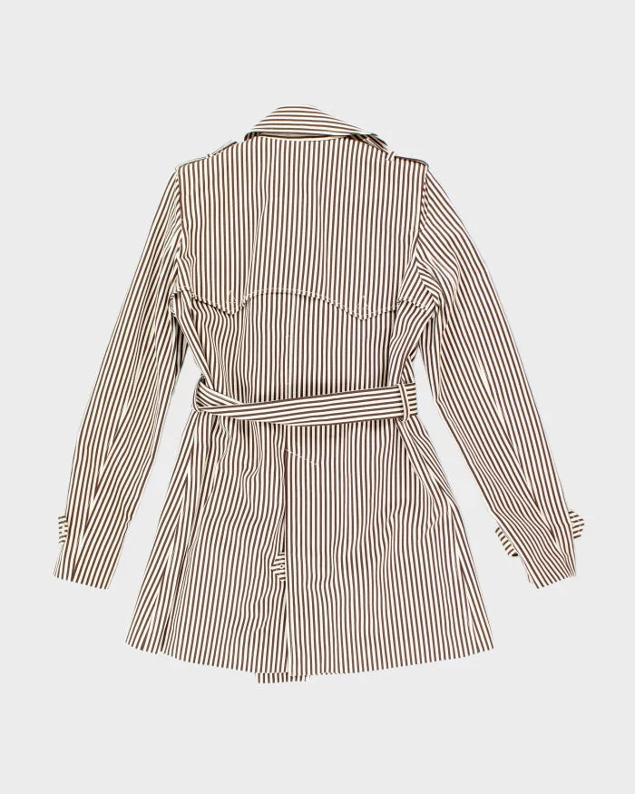 Vintage Ralph Lauren Belted Striped Coat - M sold by Rokit product image thumbnail 2