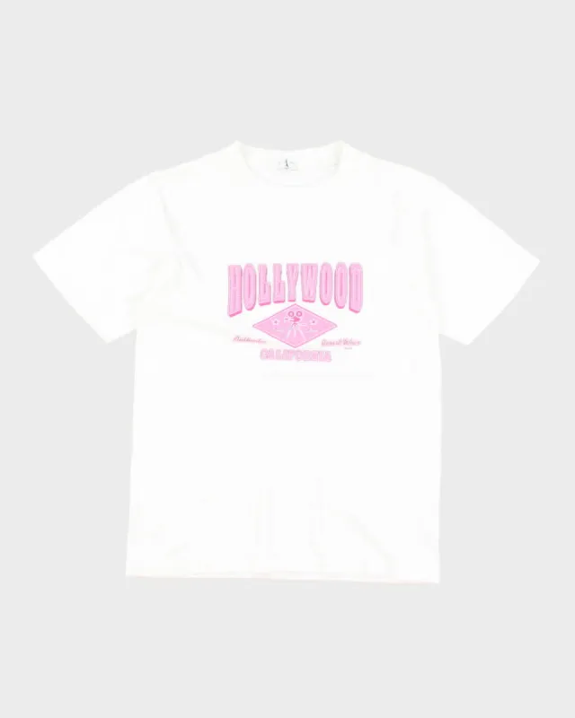Vintage Y2K Hollywood Graphic T-Shirt - S sold by Rokit