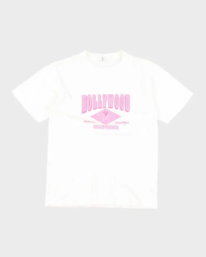 Vintage Y2K Hollywood Graphic T-Shirt - S sold by Rokit