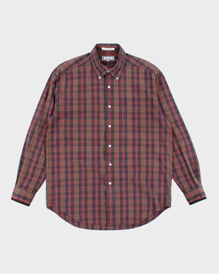 Vintage 2000's Yves Saint Laurent Button Up Flannel Shirt - M sold by Rokit