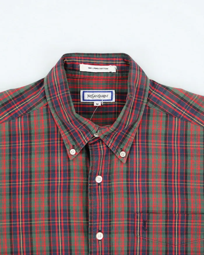 Vintage 2000's Yves Saint Laurent Button Up Flannel Shirt - M sold by Rokit product image thumbnail 3