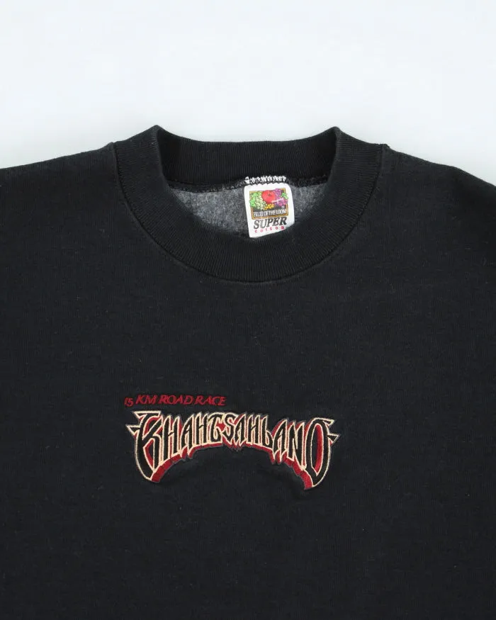 Vintage 90's Embroidered Boxy Fit Sweatshirt - L sold by Rokit product image thumbnail 3