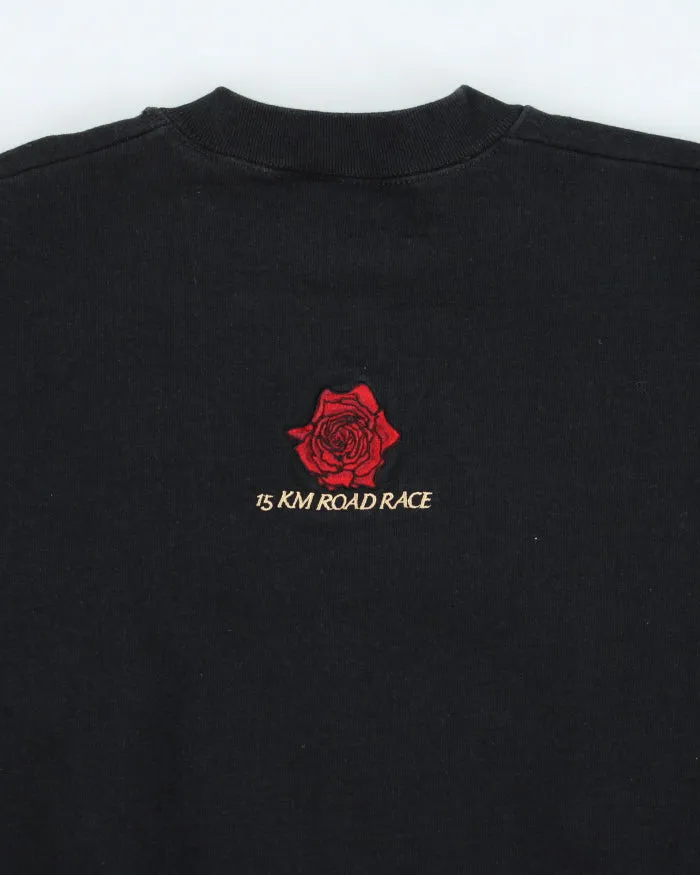 Vintage 90's Embroidered Boxy Fit Sweatshirt - L sold by Rokit product image thumbnail 4