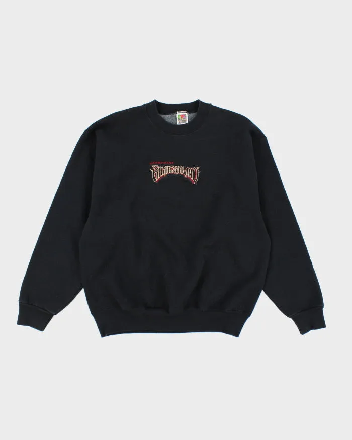 Vintage 90's Embroidered Boxy Fit Sweatshirt - L sold by Rokit