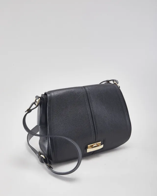 Furla Black Leather Crossbody Bag sold by Rokit