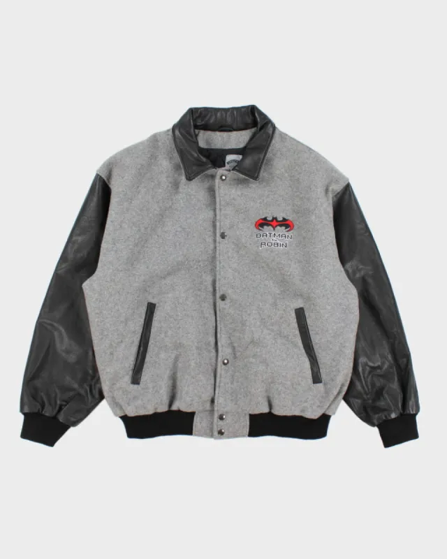 Vintage 1997 Batman & Robin Baseball Jacket - XL sold by Rokit