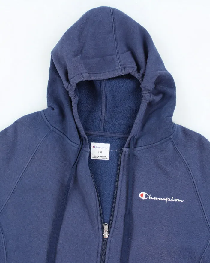 Vintage Champion Heavyweight Zip Up Hoodie - L sold by Rokit product image thumbnail 3