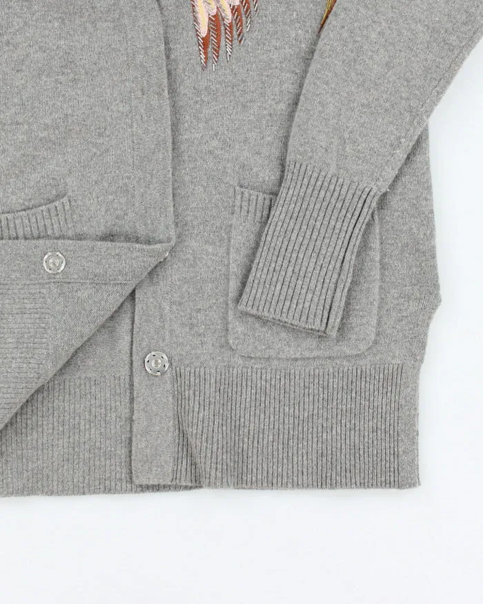 Vintage Escada Chicken Embroidered Button Up Cardigan - M sold by Rokit product image thumbnail 4