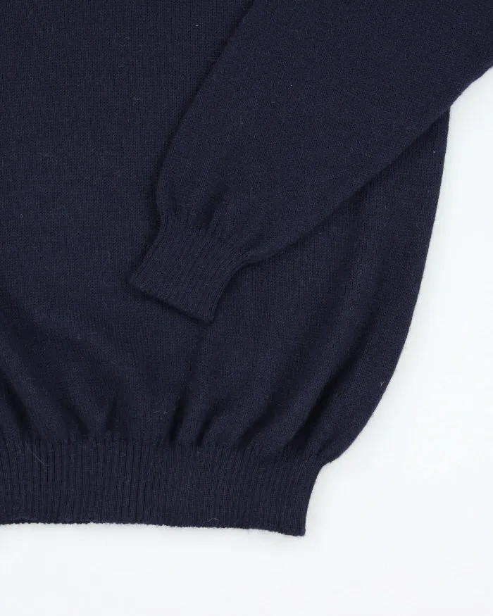 Vintage Navy Alpaca Knit Jumper - M sold by Rokit product image thumbnail 4
