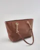 Coach Brown Leather Handbag sold by Rokit