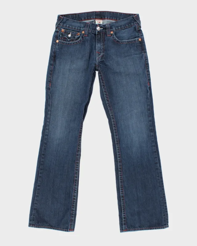 Vintage Y2K True Religion Flared Dark Wash Jeans - W32 L32 sold by Rokit
