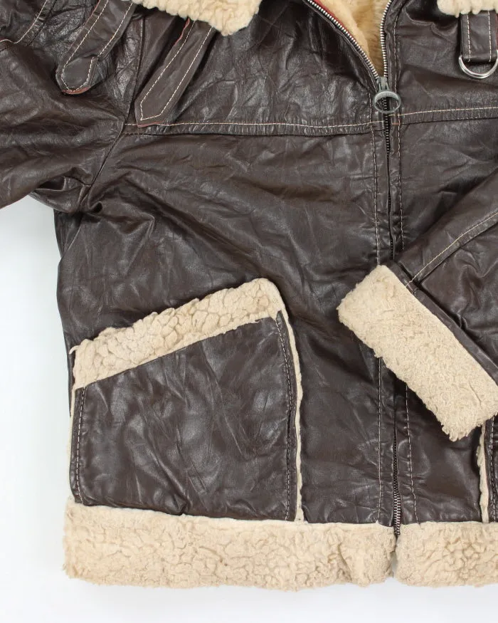 Vintage 70's Sears Heavyweight Shearling Jacket - L sold by Rokit product image thumbnail 4