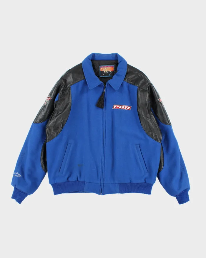 Vintage 90's PBR Heavyweight Embroidered Varsity Jacket - XL sold by Rokit