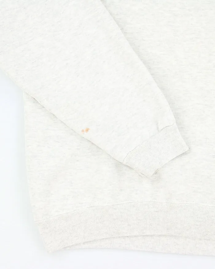 Vintage 90's Hanes Blank Heavyweight Sweatshirt - L sold by Rokit product image thumbnail 4