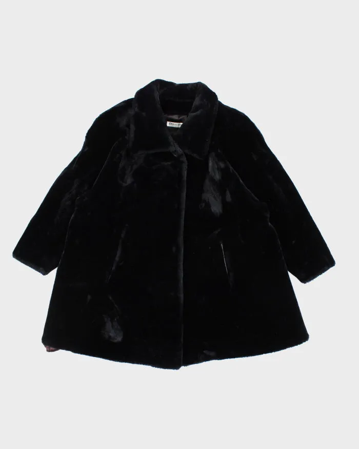 Vintage DonnyBrooke Faux Fur Coat - L sold by Rokit
