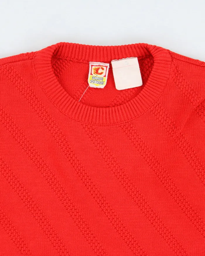 Vintage 90's Calgary Flames NHL Hockey Knit - M sold by Rokit product image thumbnail 3