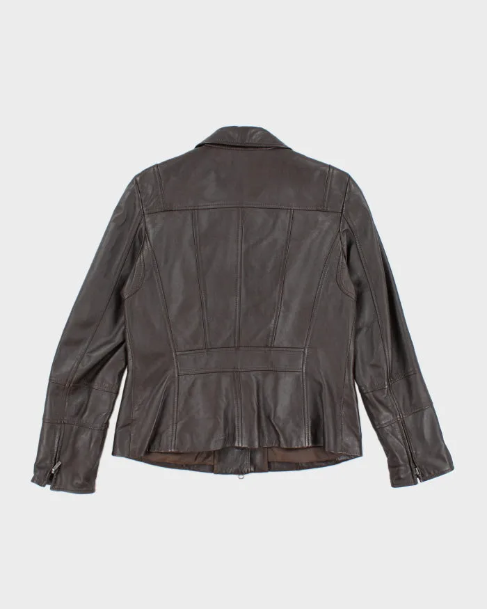 Vintage Y2K Danier Collared Leather Jacket - S sold by Rokit product image thumbnail 2