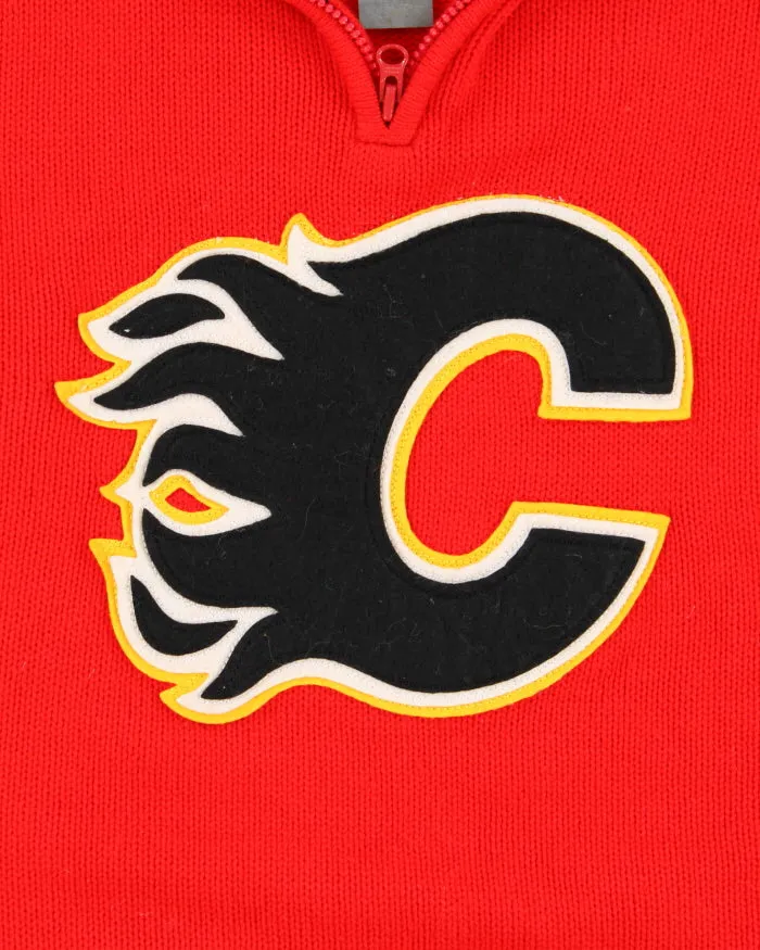 Vintage 90's Calgary Flames NHL Hockey Chunky Knit - XXL sold by Rokit product image thumbnail 4