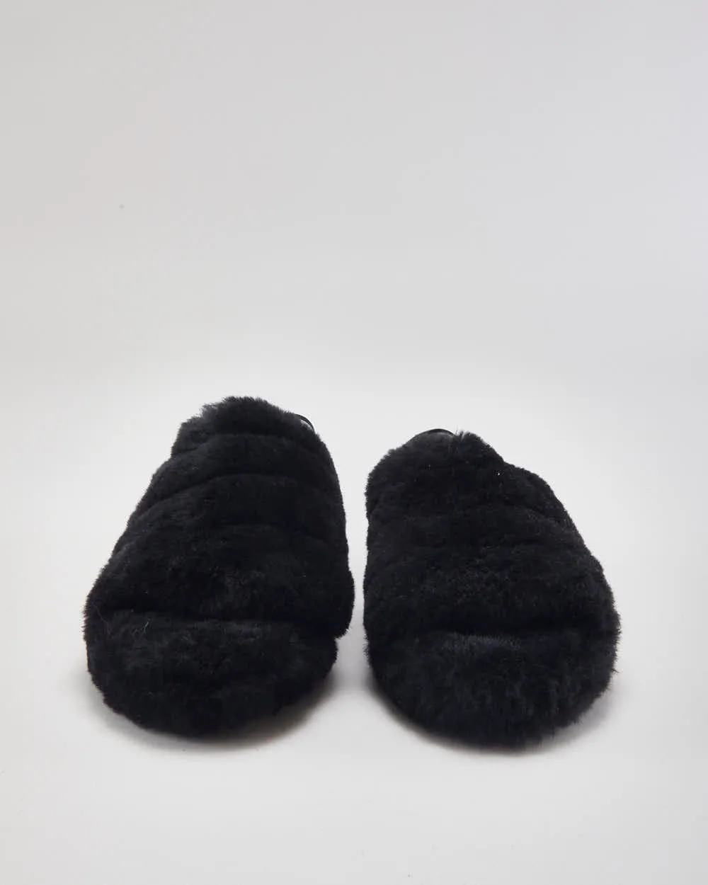 UGG Fluffy Black Sliders - UK4 sold by Rokit product image thumbnail 3