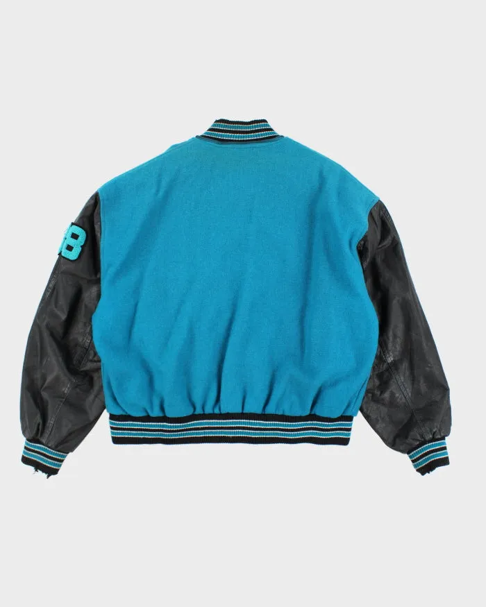 Vintage 90's Embroidered Heavyweight Varsity Jacket - XL sold by Rokit product image thumbnail 2