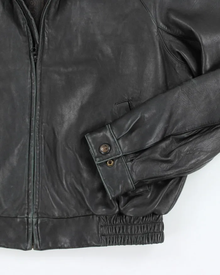 Vintage 90's Danier Heavyweight Zip Up Leather Jacket - L sold by Rokit product image thumbnail 4