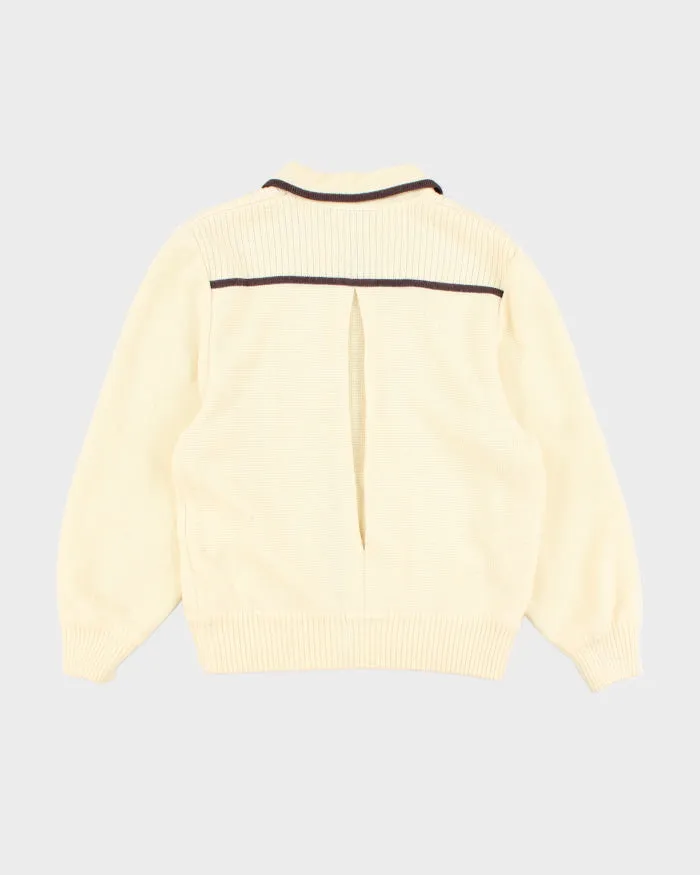 Vintage Tricoville Zip Up Collared Knit Cardigan - M sold by Rokit product image thumbnail 2