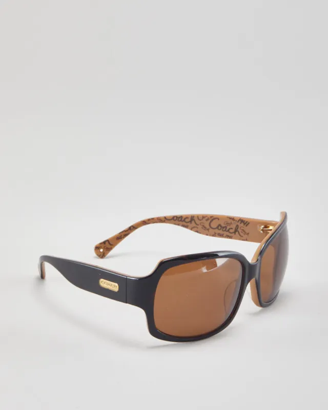 Y2k 00s Coach Brown Sunglasses sold by Rokit