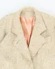 Vintage 80's Mallia Irish Tweed Double Breasted Overcoat - M sold by Rokit