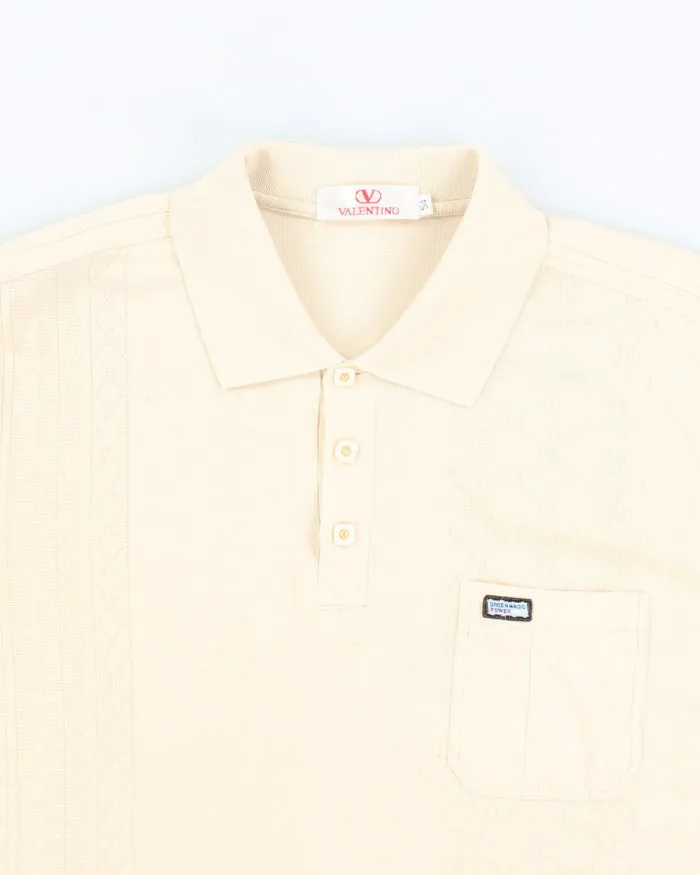 Vintage Valentino Patterned Polo Shirt - L sold by Rokit product image thumbnail 3