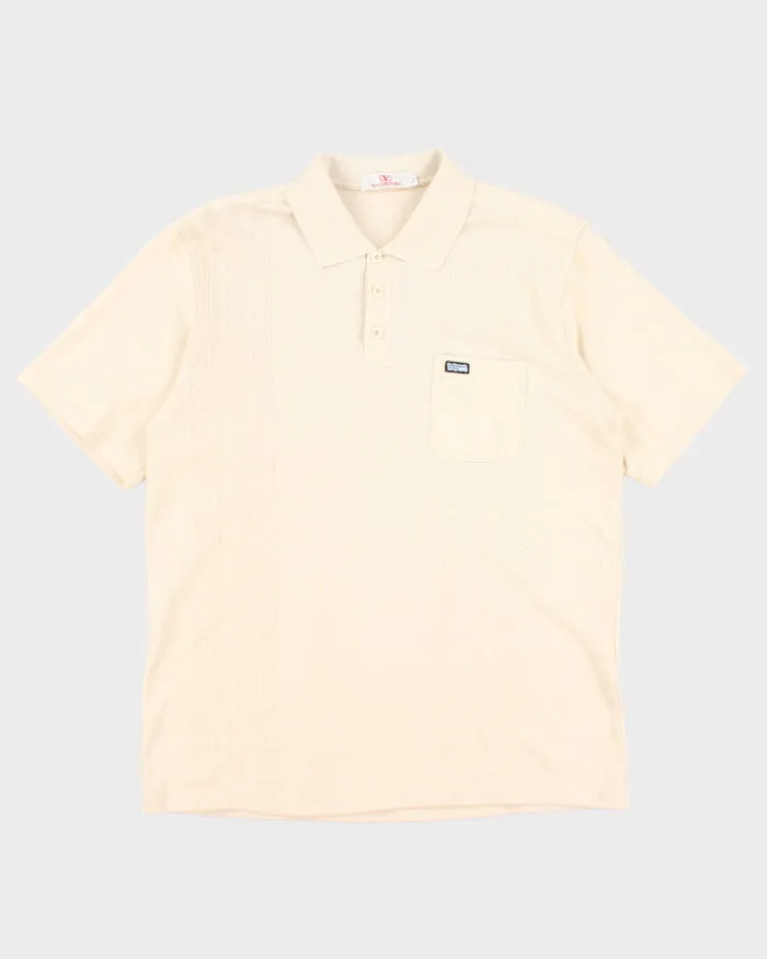 Vintage Valentino Patterned Polo Shirt - L sold by Rokit
